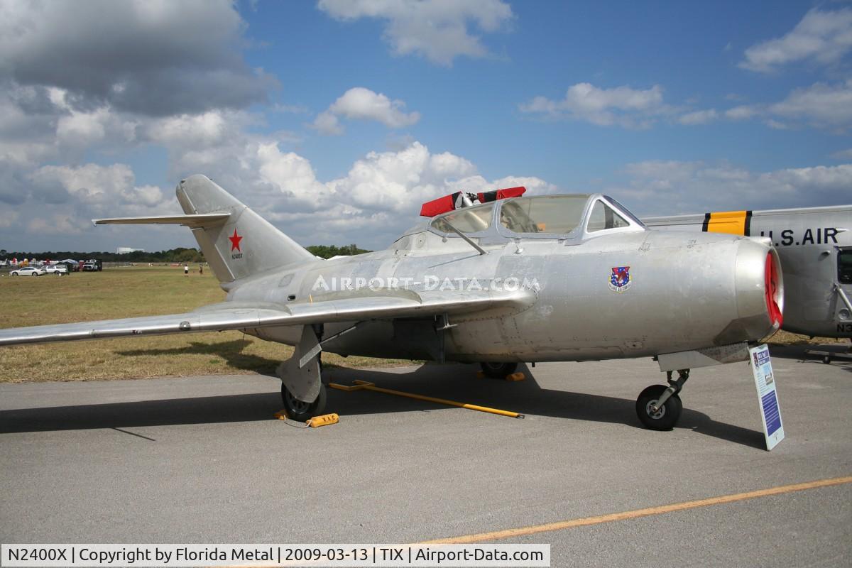N2400X, 1953 PZL-Mielec SBLim-2 (MiG-15UTI) C/N 1A06027, Mig-15