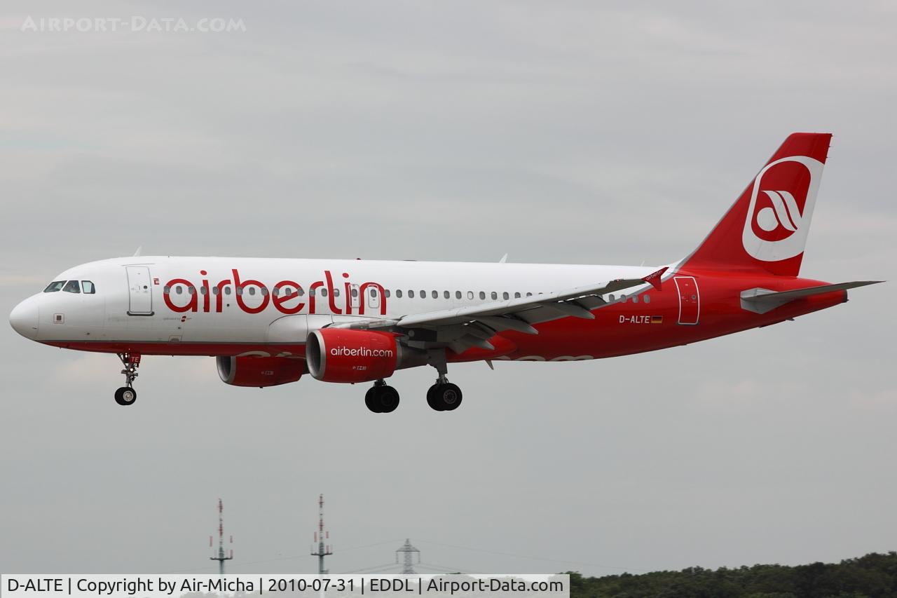 D-ALTE, 2001 Airbus A320-214 C/N 1504, Air Berlin, Airbus A320-214, CN: 1504