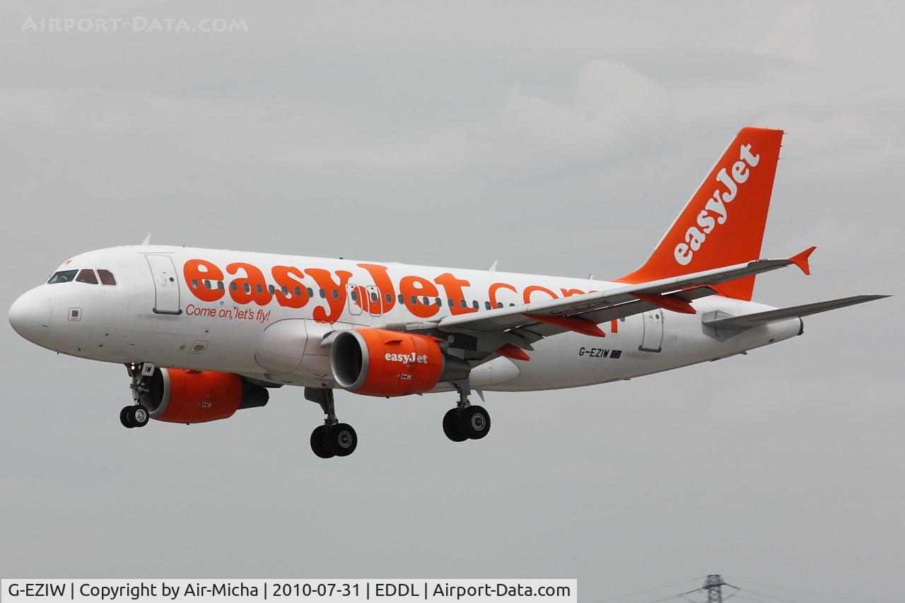 G-EZIW, 2005 Airbus A319-111 C/N 2578, EasyJet, Airbus A319-111, CN: 2578