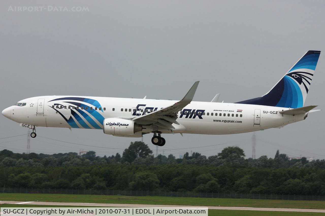SU-GCZ, 2009 Boeing 737-866 C/N 35568, EgyptAir, Boeing 737-866, CN: 35568/2795