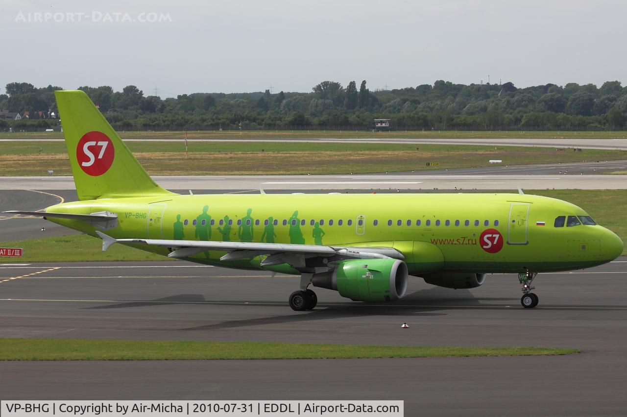 VP-BHG, 2002 Airbus A319-114 C/N 1870, S7 Airlines, Airbus A319-114, CN: 1870