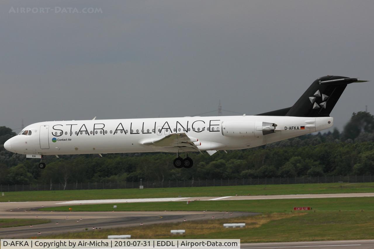 D-AFKA, 1994 Fokker 100 (F-28-0100) C/N 11517, Contact Air, Fokker F100, CN: 11517