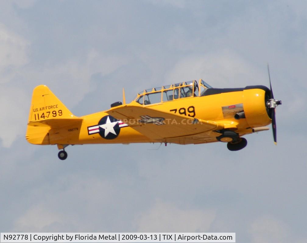 N92778, North American AT-6G Texan C/N 182-486 (51-14799), AT-6