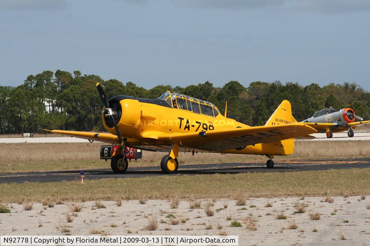 N92778, North American AT-6G Texan C/N 182-486 (51-14799), AT-6G