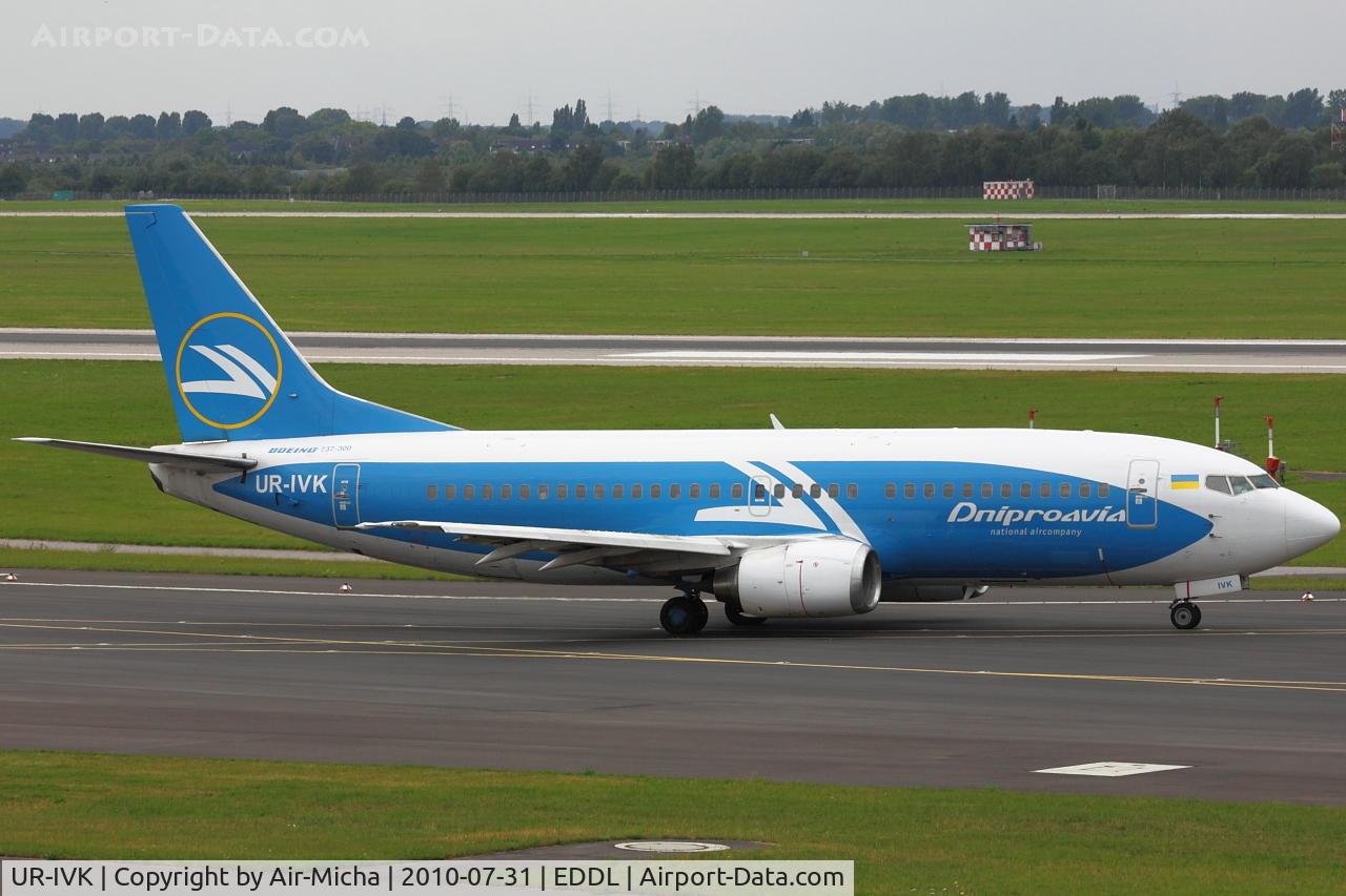 UR-IVK, 1990 Boeing 737-3L9 C/N 24571, Dniproavia, Boeing 737-3L9, CN: 24571/1815