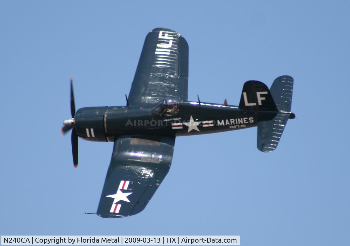 N240CA, 1945 Vought F4U-4 Corsair C/N 9513, F4U-4