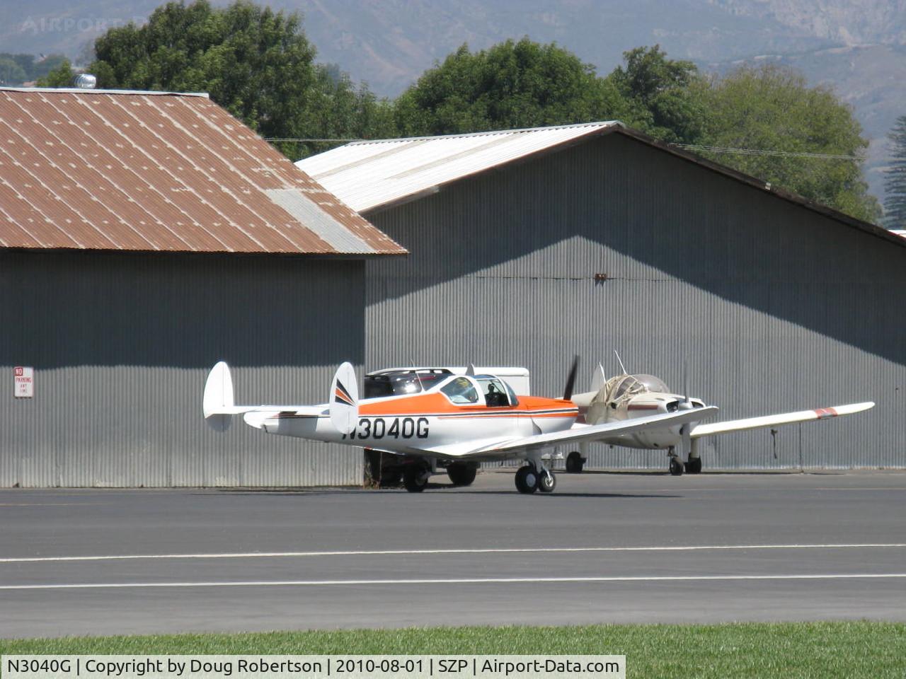 N3040G, 1961 Forney F-1A Aircoupe C/N 5740, 1961 Forney FORNAIRE F-1A AIRCOUPE, Continental C90 90 Ho for takeoff, taxi
