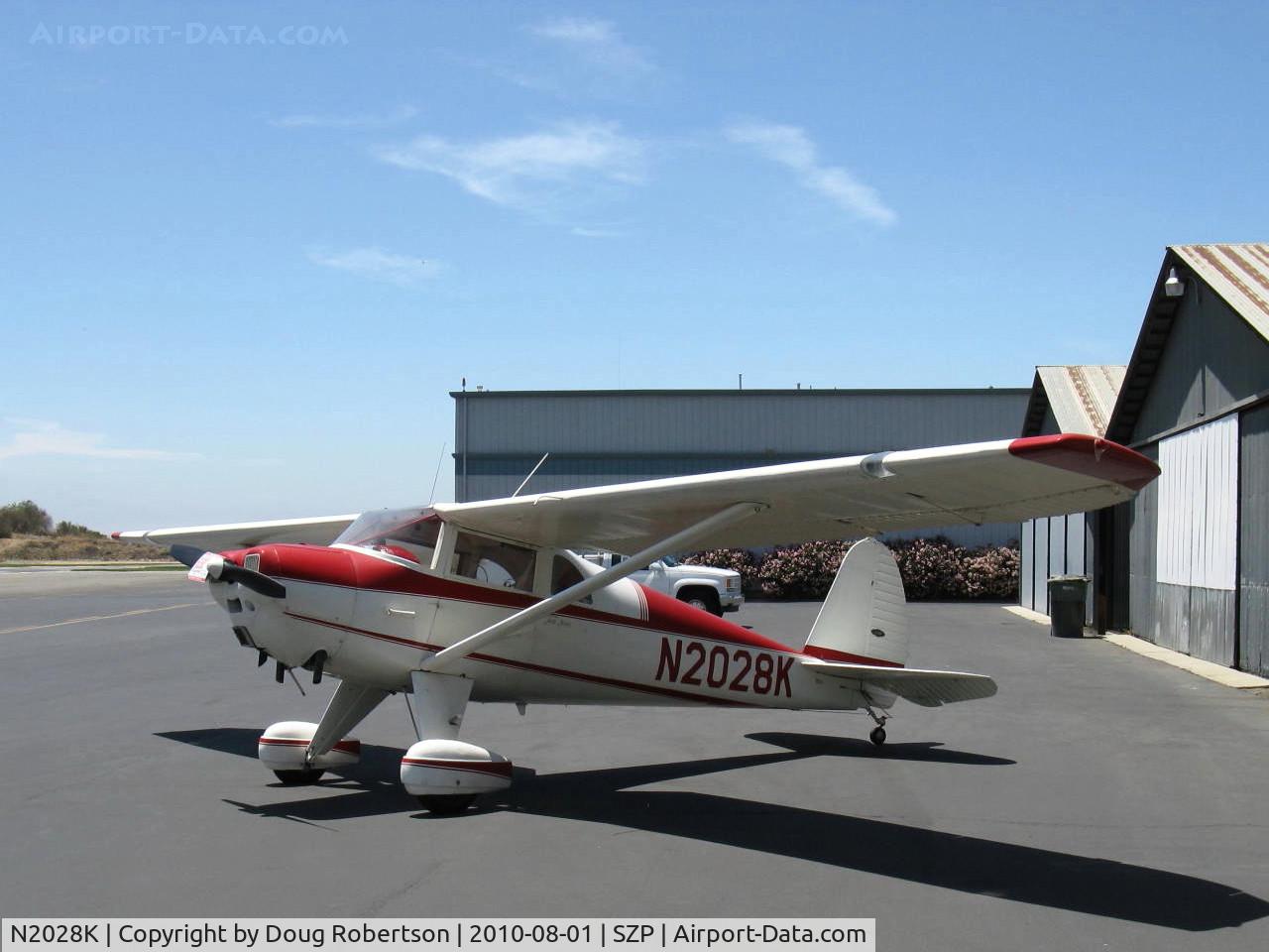N2028K, 1947 Luscombe 8E Silvaire C/N 4755, 1947 Luscombe 8E SILVAIRE, Continental c85 85 Hp-same ownership 60+ years!!