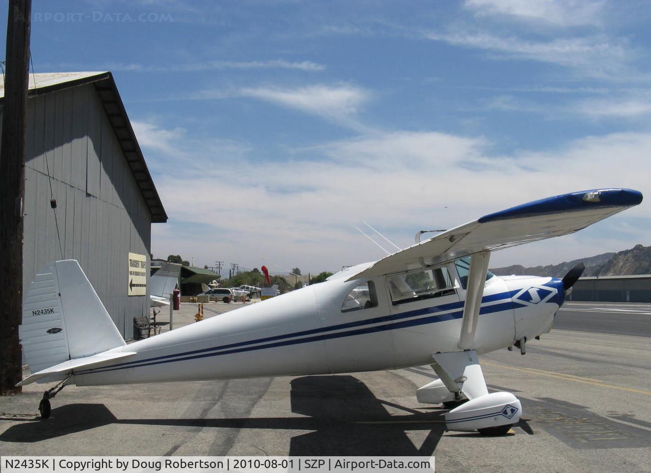 N2435K, 1947 Silvaire Luscombe 8E C/N 5162, 1947 Luscombe 8E SILVAIRE, Continental C85 85 Hp