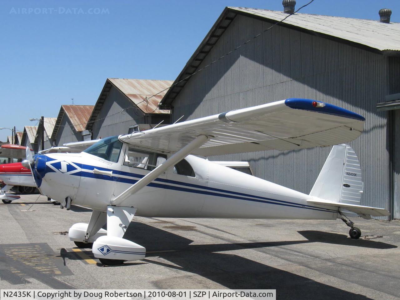 N2435K, 1947 Silvaire Luscombe 8E C/N 5162, 1947 Luscombe 8E SILVAIRE, Continental C85 85 Hp, beautiful appearance and condition