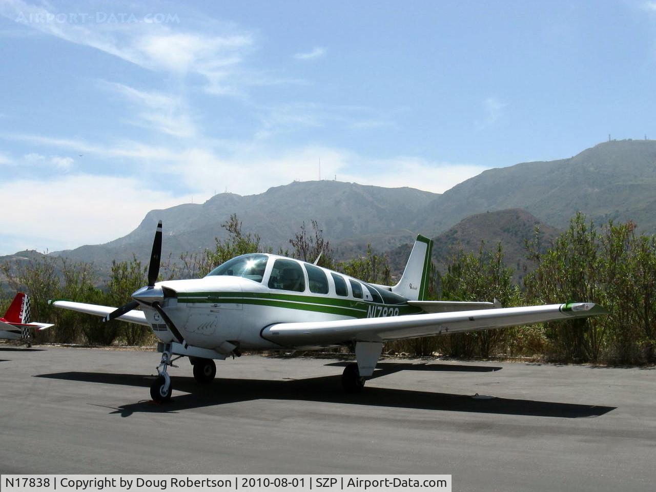 N17838, 1977 Beech A36 Bonanza 36 C/N E-1046, 1977 Beech A36 BONANZA, Continental IO-520 285 Hp
