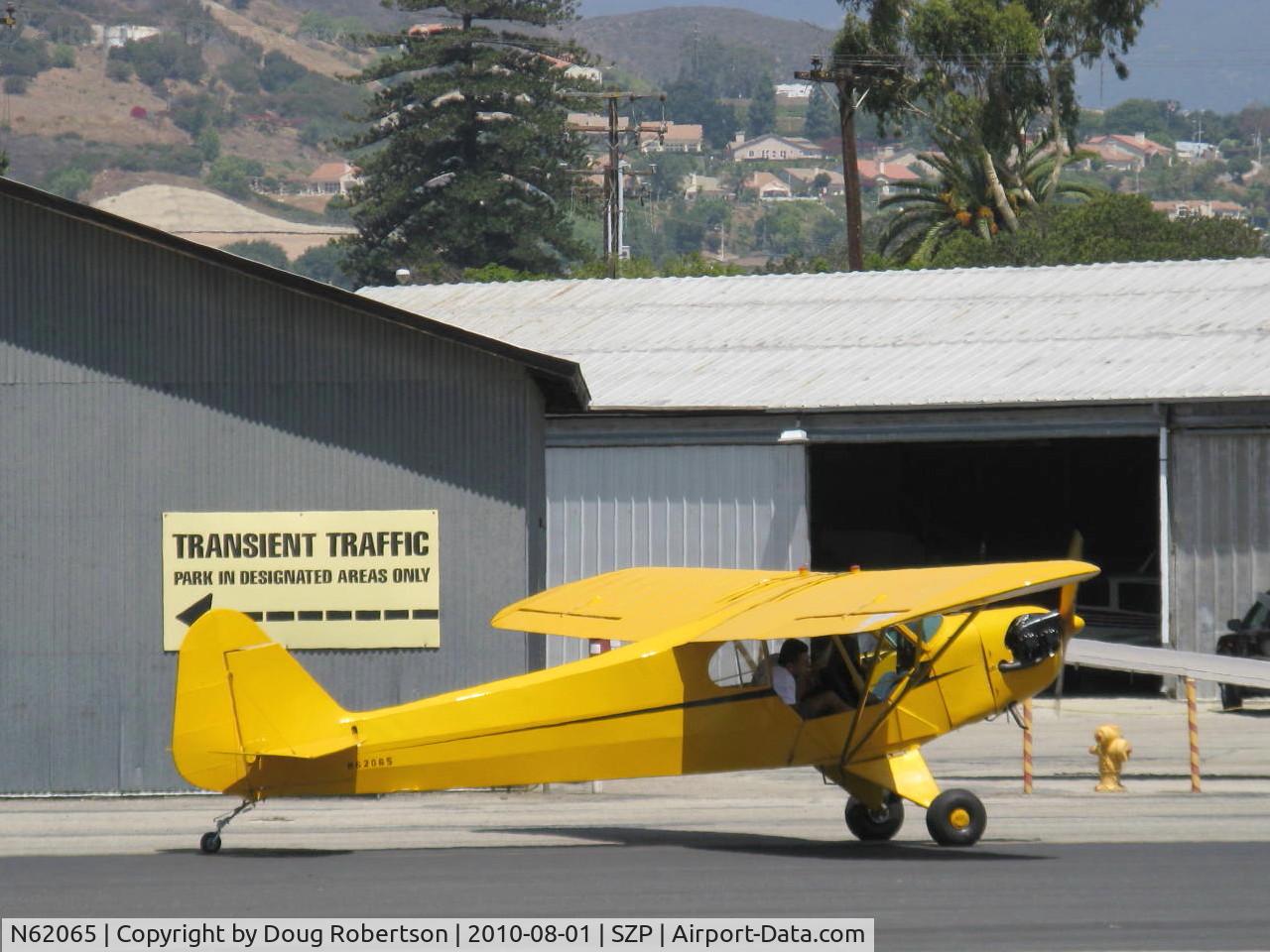 N62065, 1944 Piper J3C-65 Cub Cub C/N 13024, 1944 Piper J3C-65 CUB, Continental A&C65 65 Hp, taxi