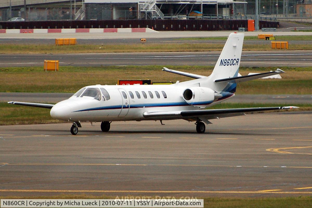 N860CR, 1999 Cessna 560 Citation Ultra C/N 560-0500, At Sydney