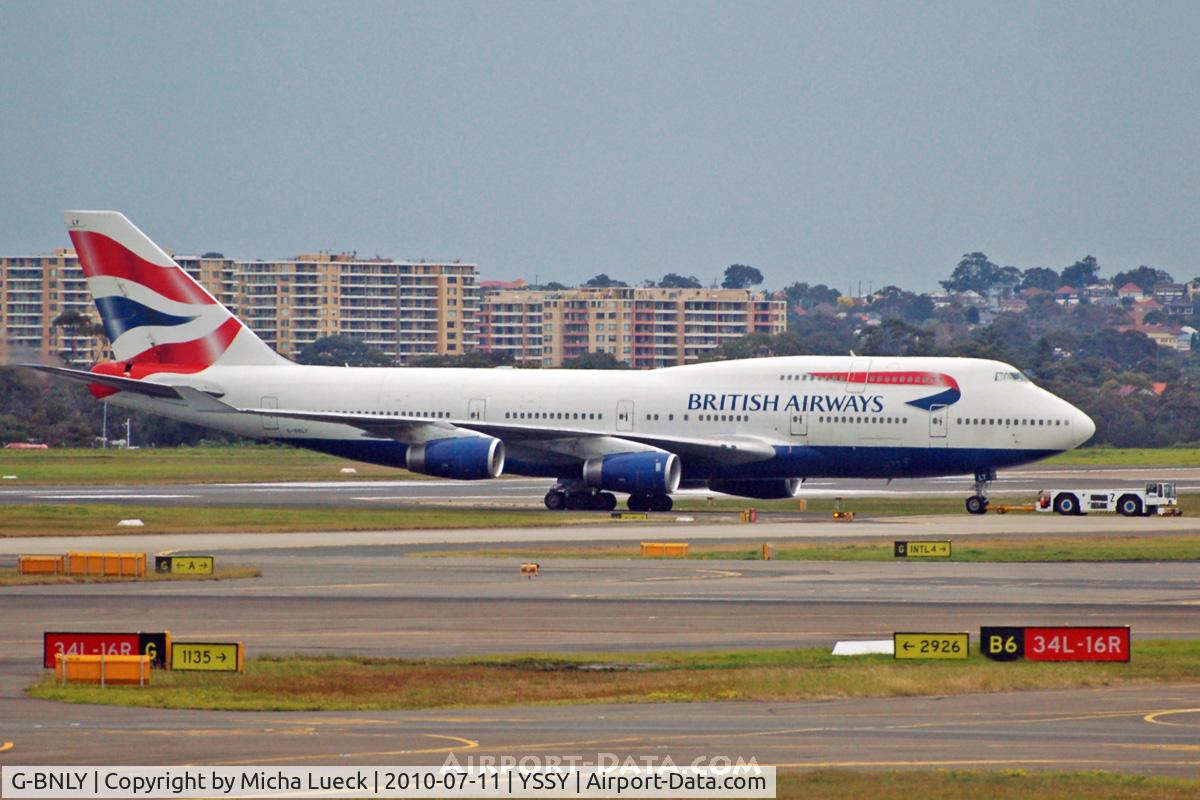 G-BNLY, 1993 Boeing 747-436 C/N 27090, At Sydney