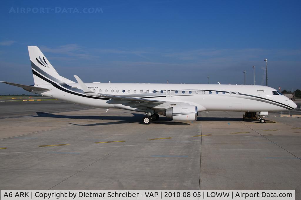 A6-ARK, 2007 Embraer ERJ-190-100ECJ Lineage 1000 C/N 19000109, Embraer 190