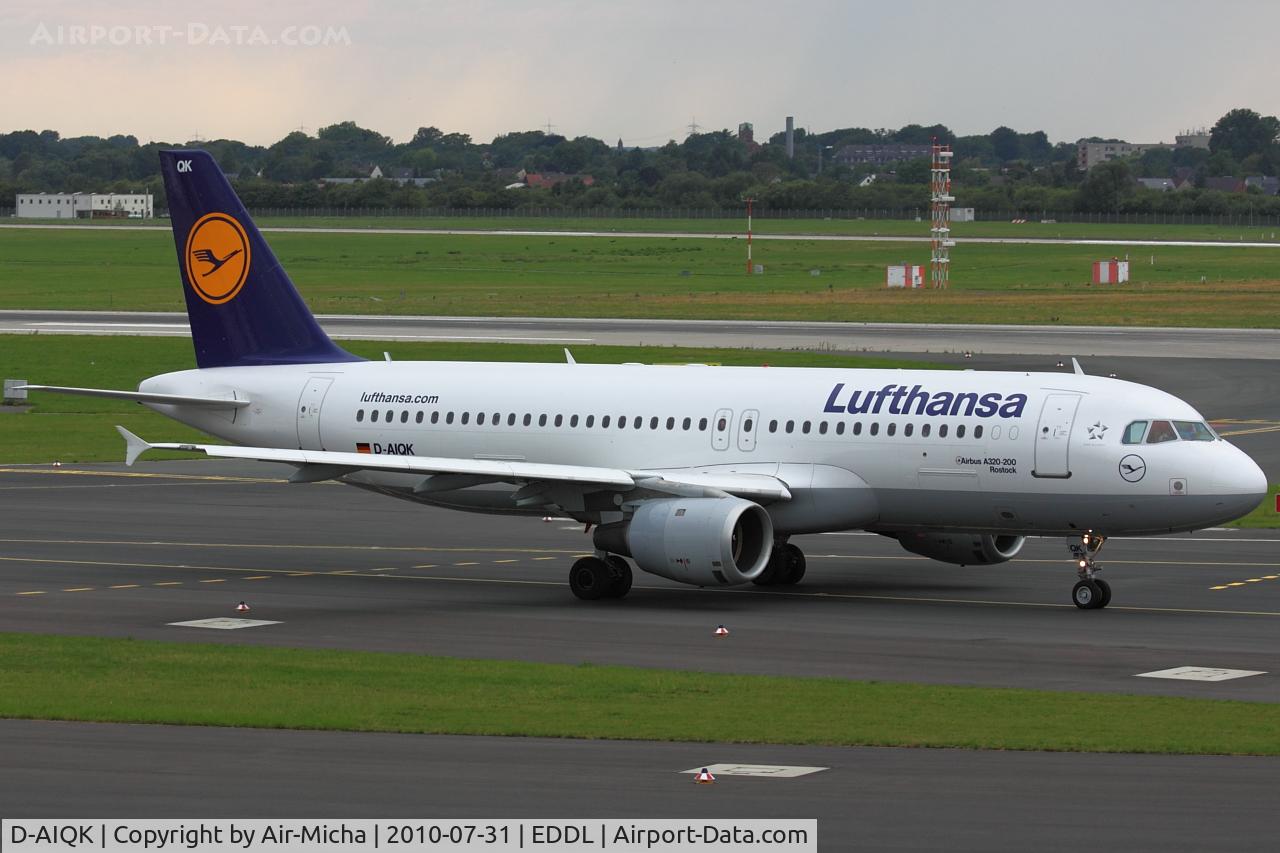 D-AIQK, 1991 Airbus A320-211 C/N 0218, Lufthansa, Airbus A320-211, CN: 218, Aircraft Name: Rostock