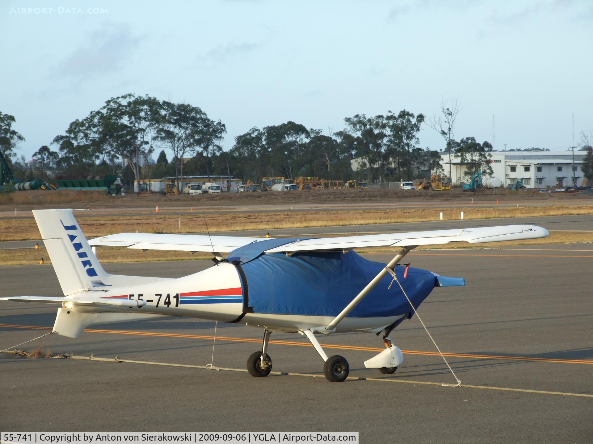55-741, 1994 Jabiru LSA 55/3j C/N 0043, 55-741 @ YGLA Jabiru Lsa 55/3j 1st reg au: 9/05/1994