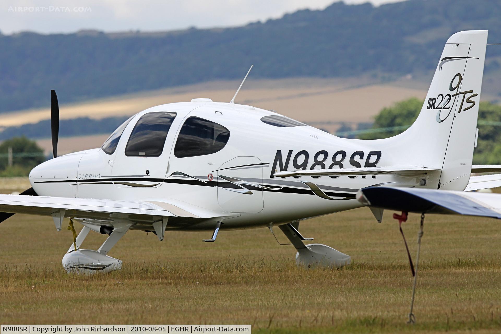 N988SR, 2006 Cirrus SR22 GTS C/N 2038, Parked at Goodwood