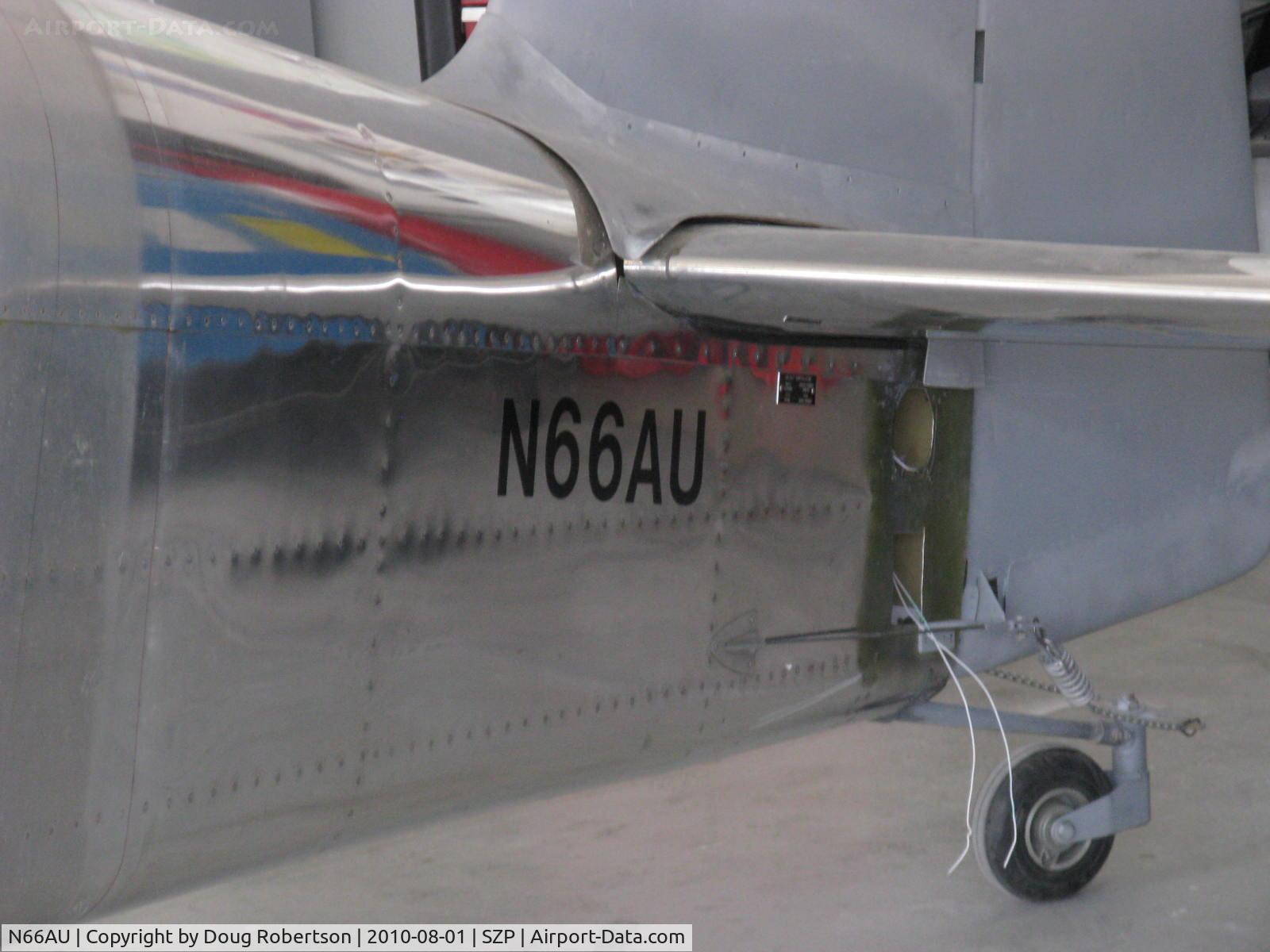 N66AU, Vans RV-6 C/N 20119, Farmer VAN's RV-6, steerable tail wheel