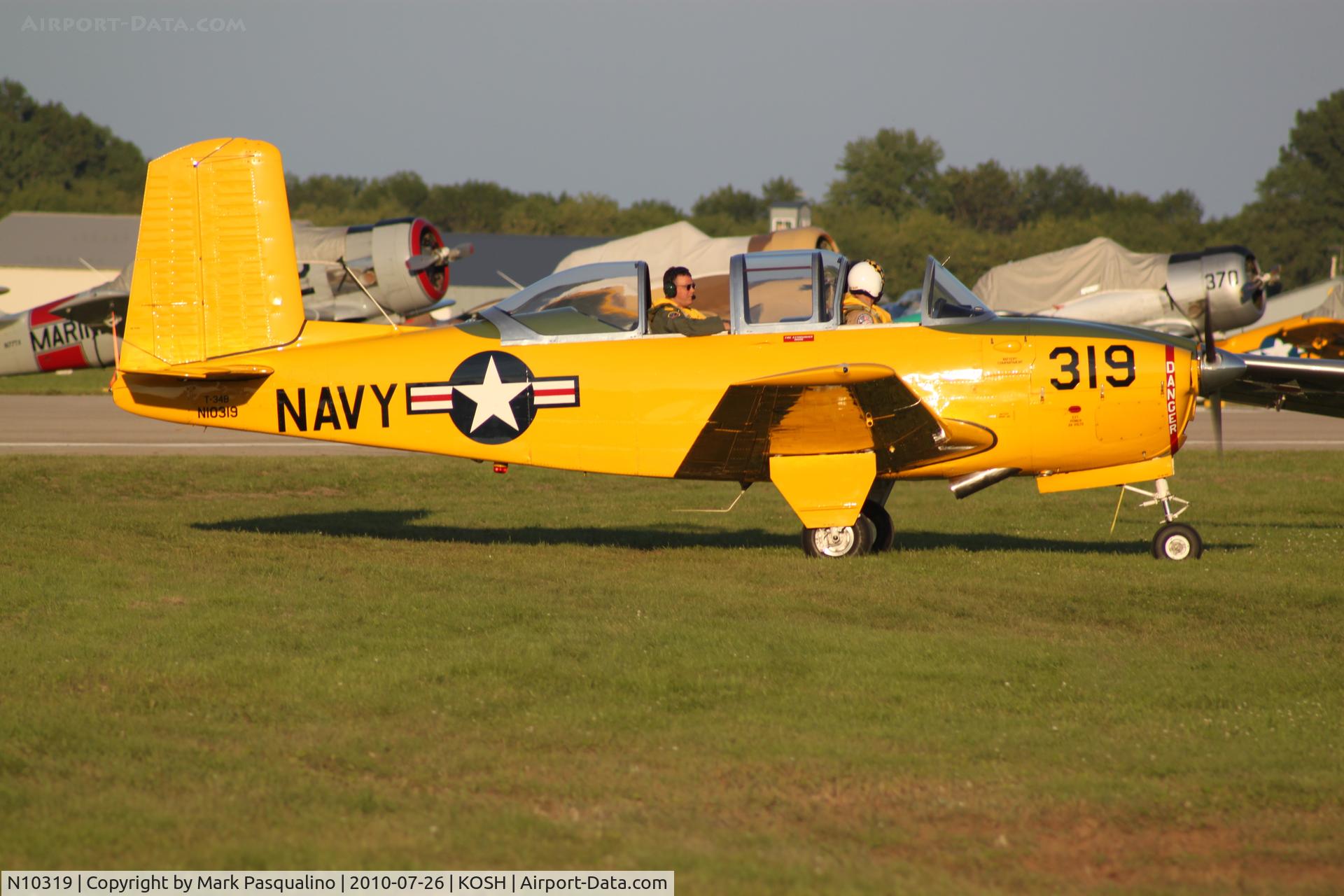 N10319, 1957 Beech D-45 Mentor C/N BG-318, Beech T-34B