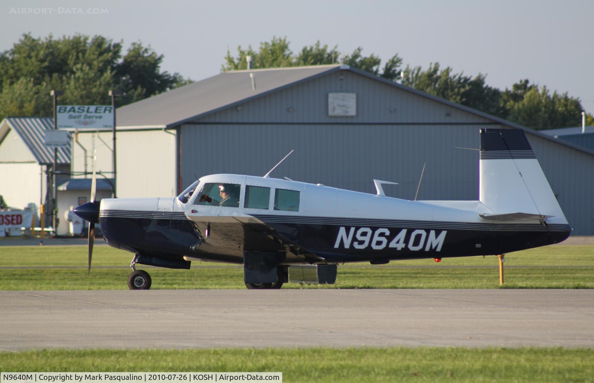 N9640M, 1966 Mooney M20F Executive C/N 670217, Mooney M20F
