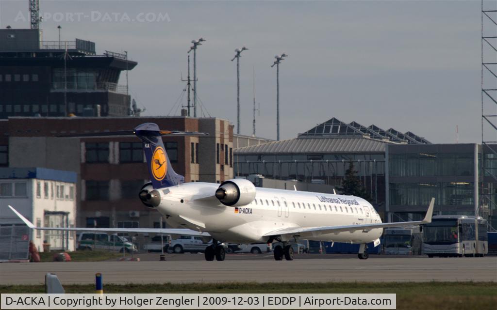 D-ACKA, 2006 Bombardier CRJ-900LR (CL-600-2D24) C/N 15072, LH 1118 from MUC on apron.