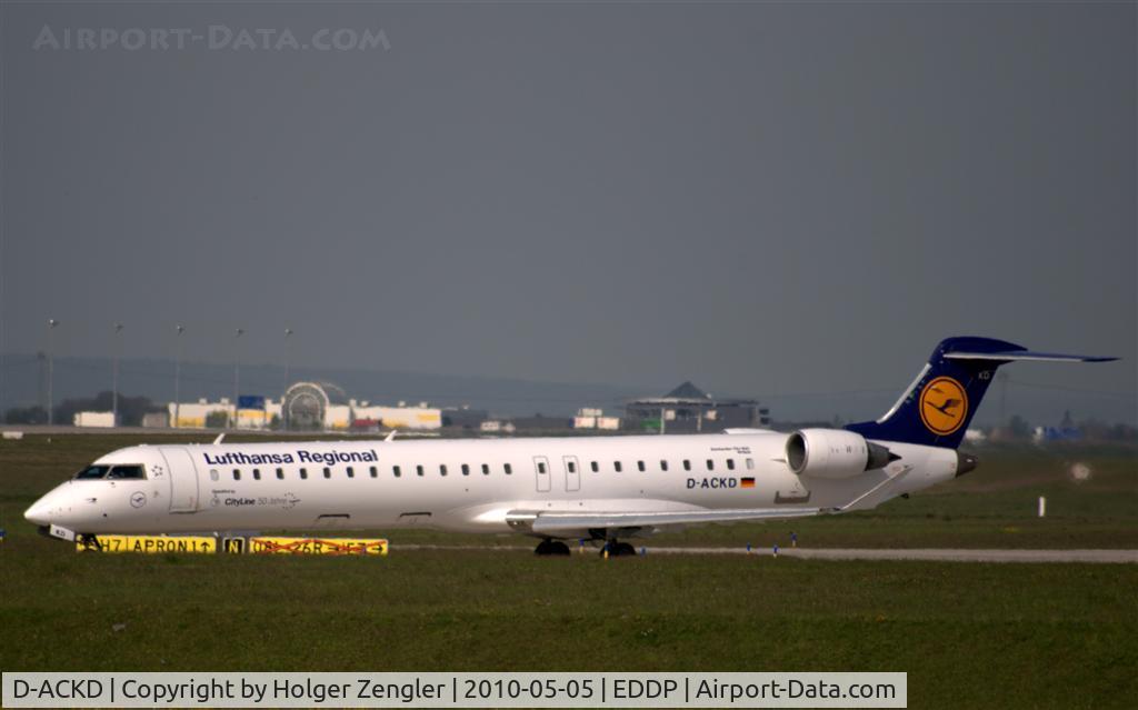 D-ACKD, 2006 Bombardier CRJ-900LR (CL-600-2D24) C/N 15080, On way to rwy 26L...