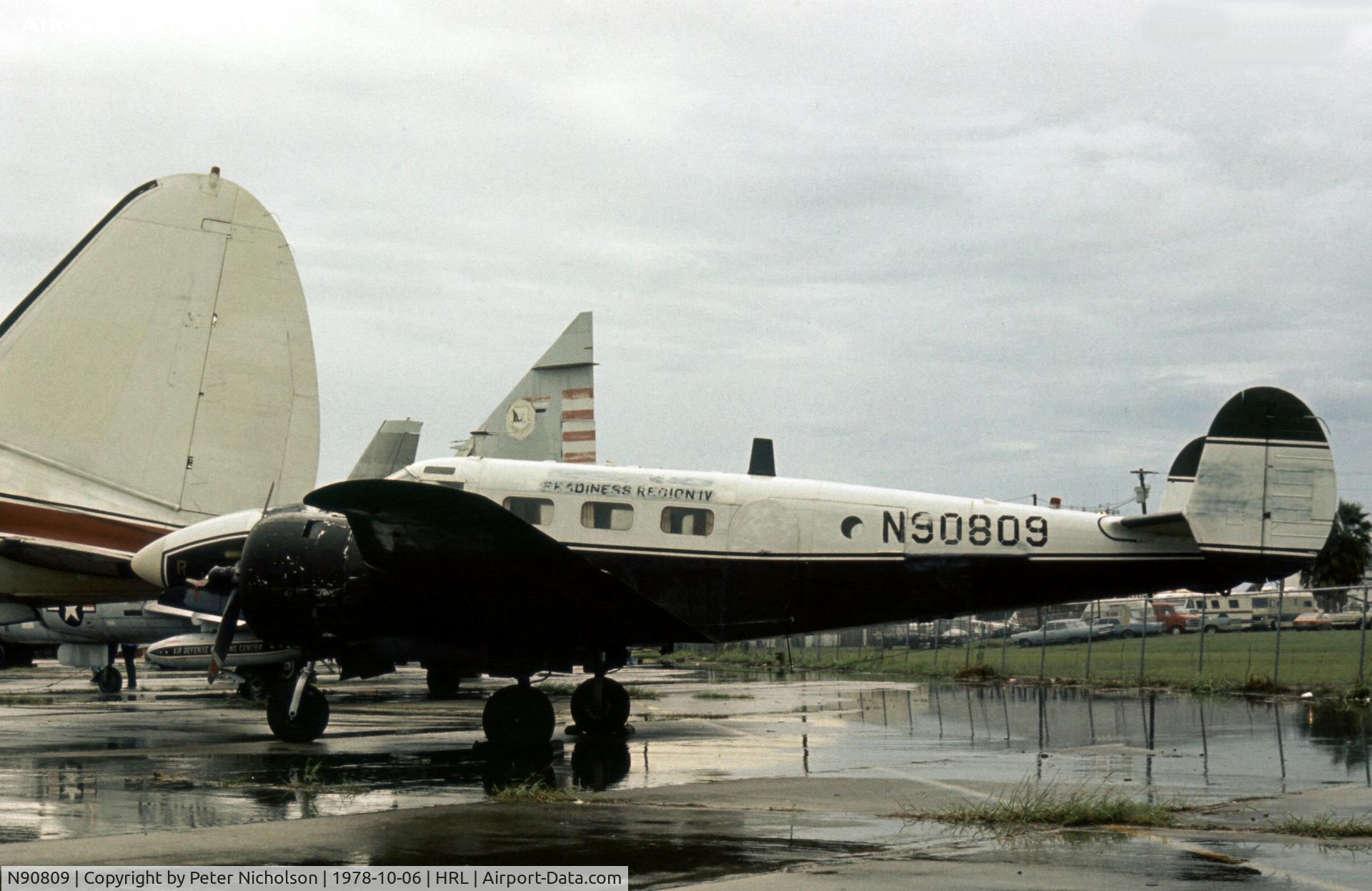 N90809, Beech C-45J C/N 4423829, C-45J Expeditor of the Confederate Air Force in their Harlingen Museum at the 1978 Confederate Air Force Airshow.