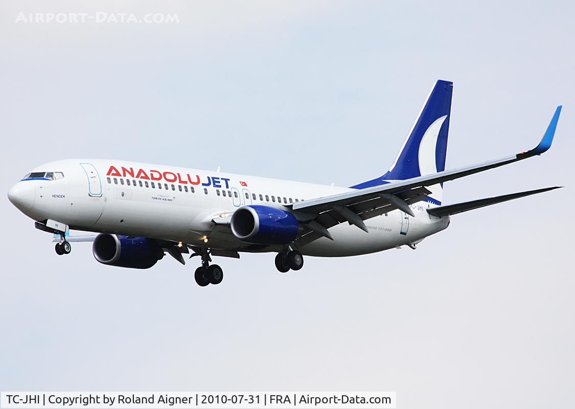 TC-JHI, 2007 Boeing 737-8FH C/N 35092, .