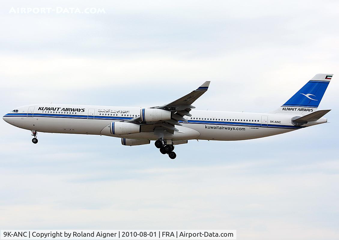 9K-ANC, 1995 Airbus A340-313 C/N 101, .