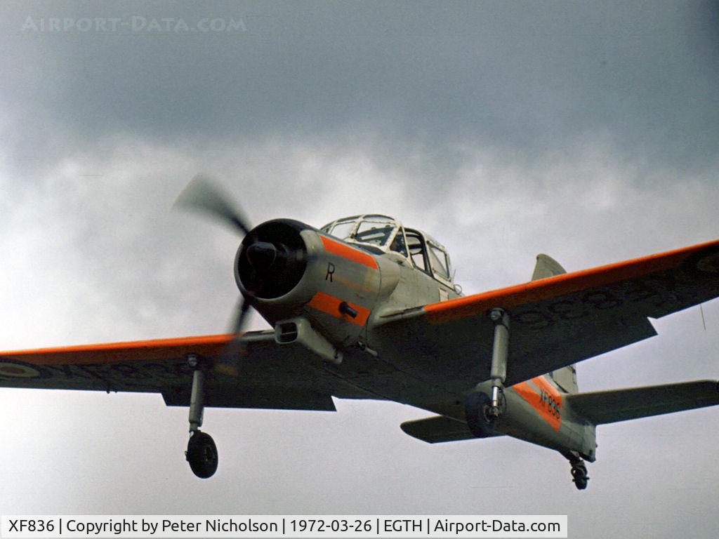 XF836, 1955 Percival P-56 Provost T.1 C/N PAC/56/339, Provost T.1 of the Shuttleworth Collection at their 1972 Open Day at Old Warden.