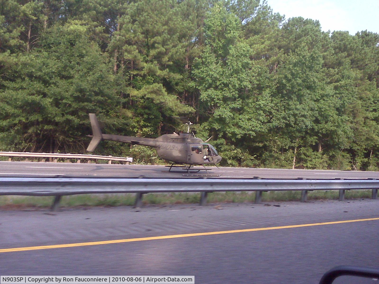 N903SP, Bell OH-58A C/N 69-16319, GA Dept Of Public Safety.  Traffic Accident I-75 exit 199