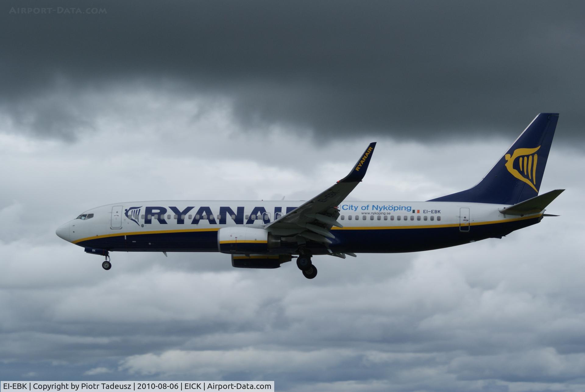 EI-EBK, 2009 Boeing 737-8AS C/N 37528, cork