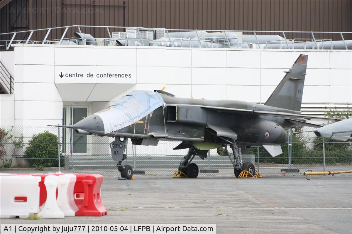 A1, Sepecat Jaguar A C/N A1, preserved at Musée de l'air of Le Bourget