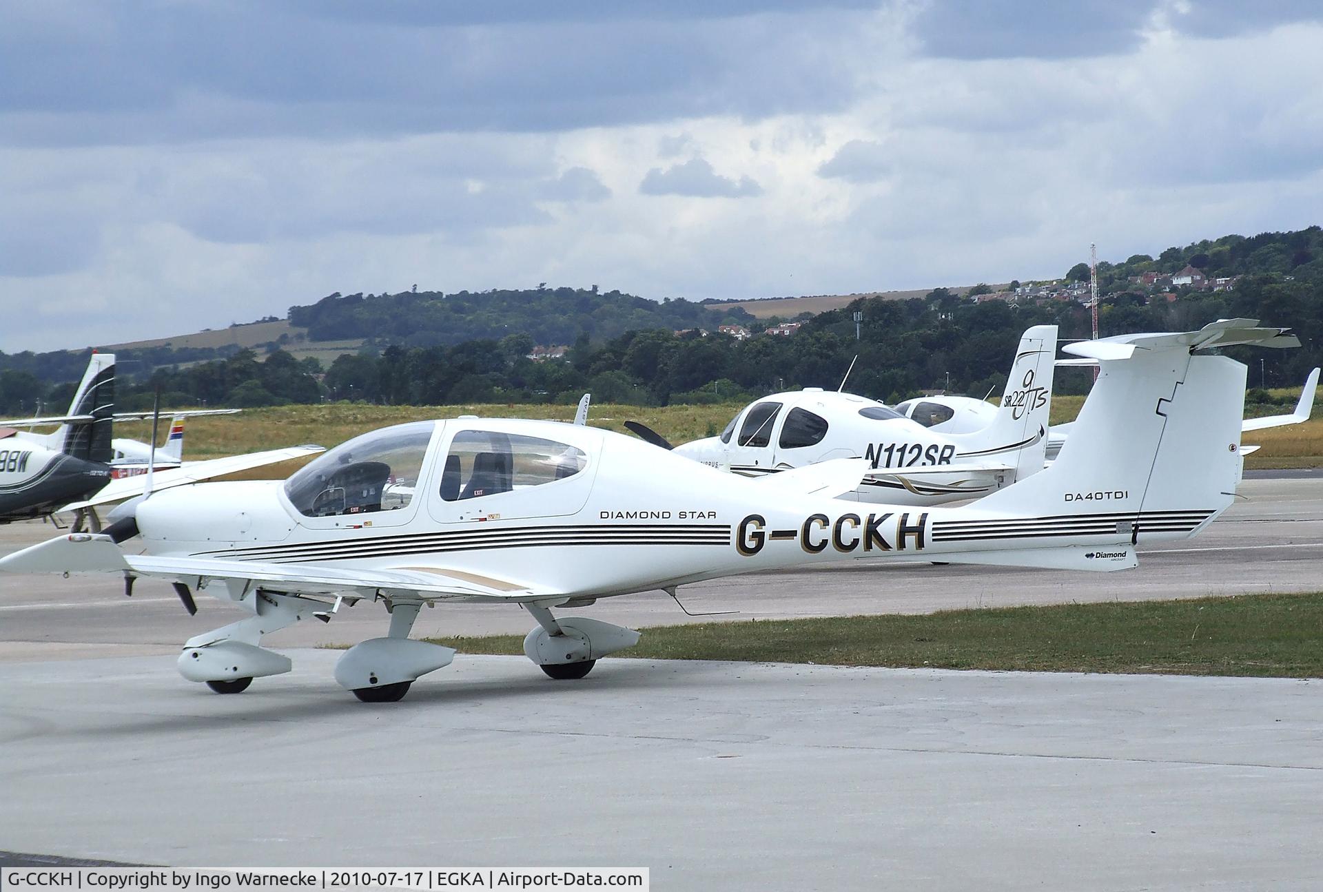 G-CCKH, 2003 Diamond DA-40D Diamond Star C/N D4.039, Diamond DA-40D at Shoreham airport