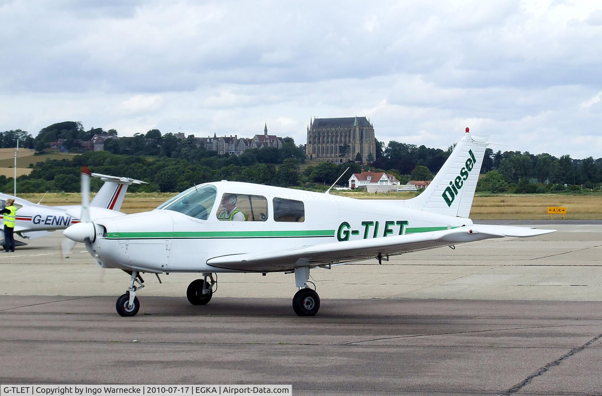 G-TLET, 1989 Piper PA-28-161 Cadet C/N 2841259, Piper PA-28-161 with Thielert Diesel engine at Shoreham airport