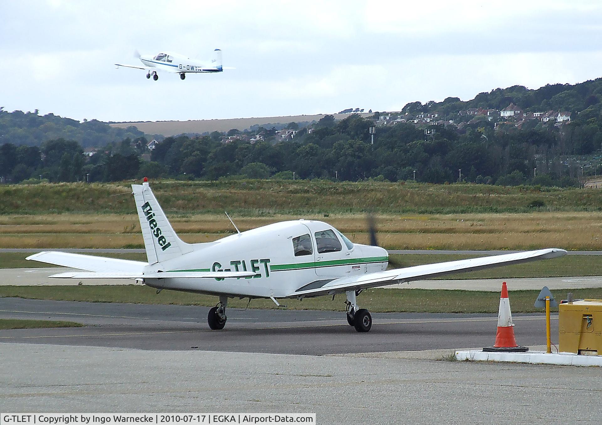G-TLET, 1989 Piper PA-28-161 Cadet C/N 2841259, Piper PA-28-161 with Thielert Diesel engine at Shoreham airport