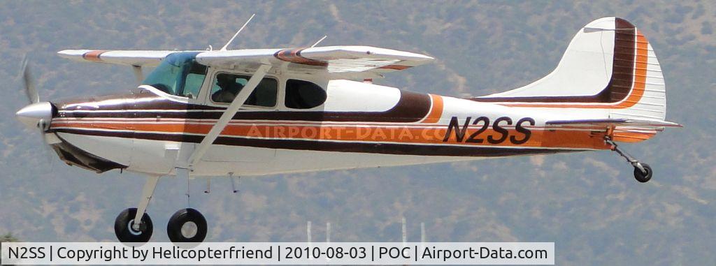 N2SS, 1952 Cessna 170A C/N 19980, Airbourne from runway 26L