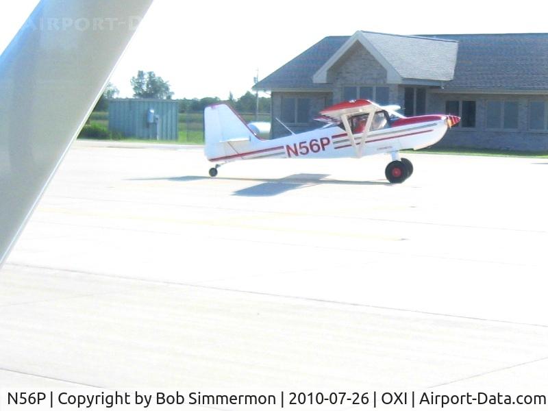 N56P, 2002 Airborne XT-582 Outback C/N S9910-0226, Fuel stop at Knox, Indiana en route to Oshkosh.
