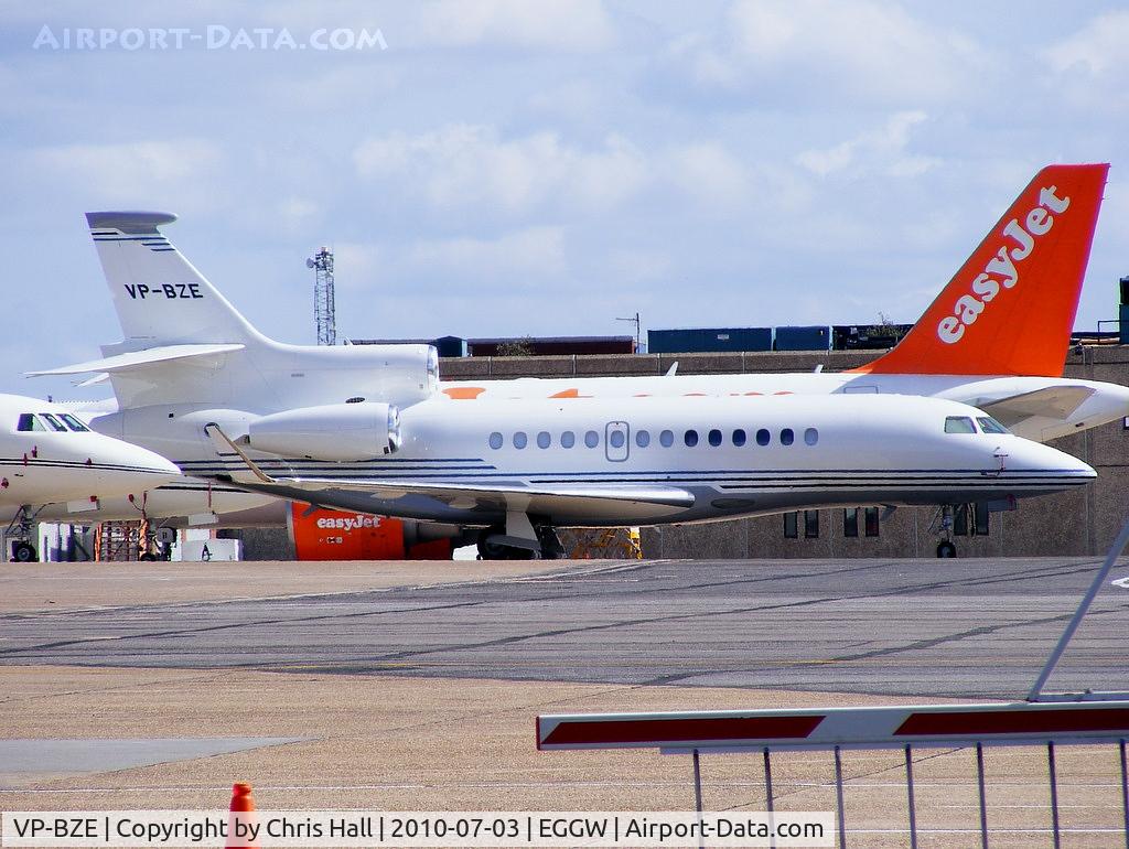 VP-BZE, 2007 Dassault Falcon 7X C/N 14, Stork Ltd / Flying Lion