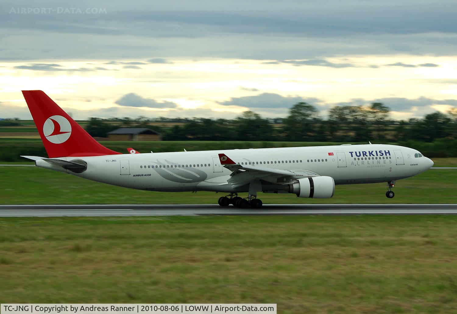 TC-JNG, 2002 Airbus A330-202 C/N 504, Turkish Airlines Airbus A-330