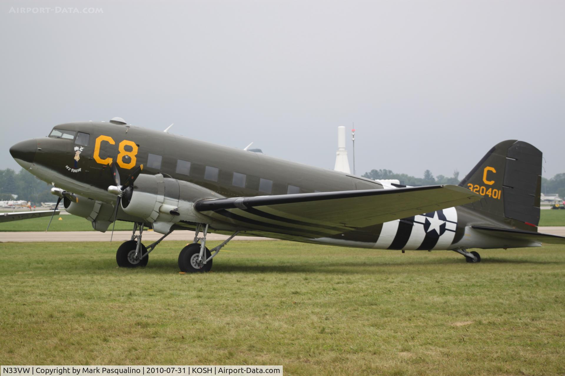 N33VW, 1943 Douglas DC3C-S1C3G (C-47A) C/N 20401, Douglas DC3C
