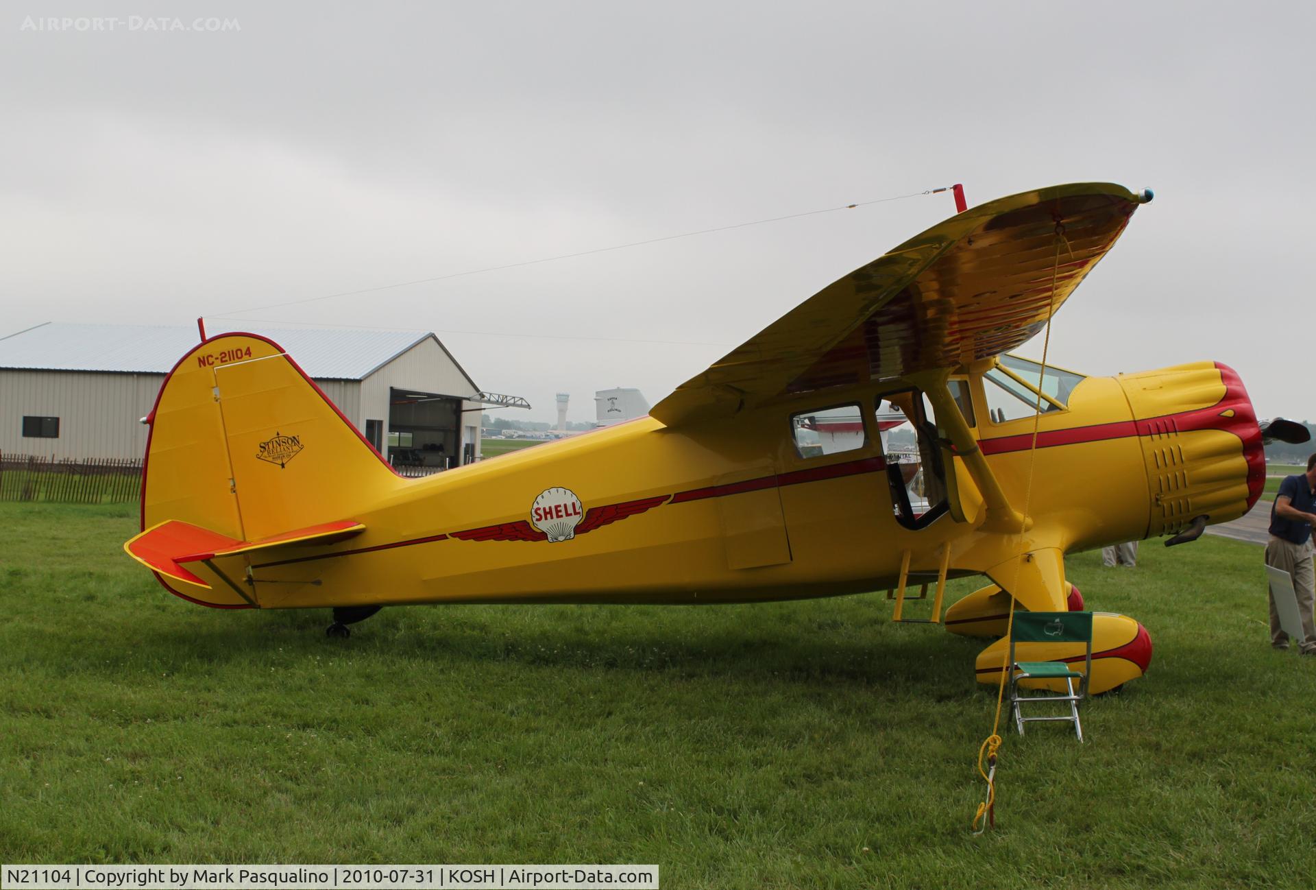 N21104, 1938 Stinson SR-10J Reliant C/N 5830, Stinson SR-10J