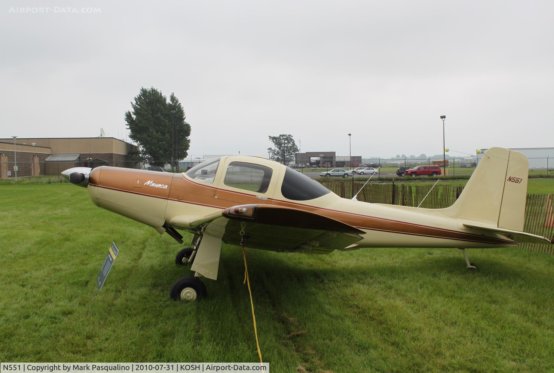 N551, 1954 Meyers MAC-145 C/N 216, Meyers MAC-145