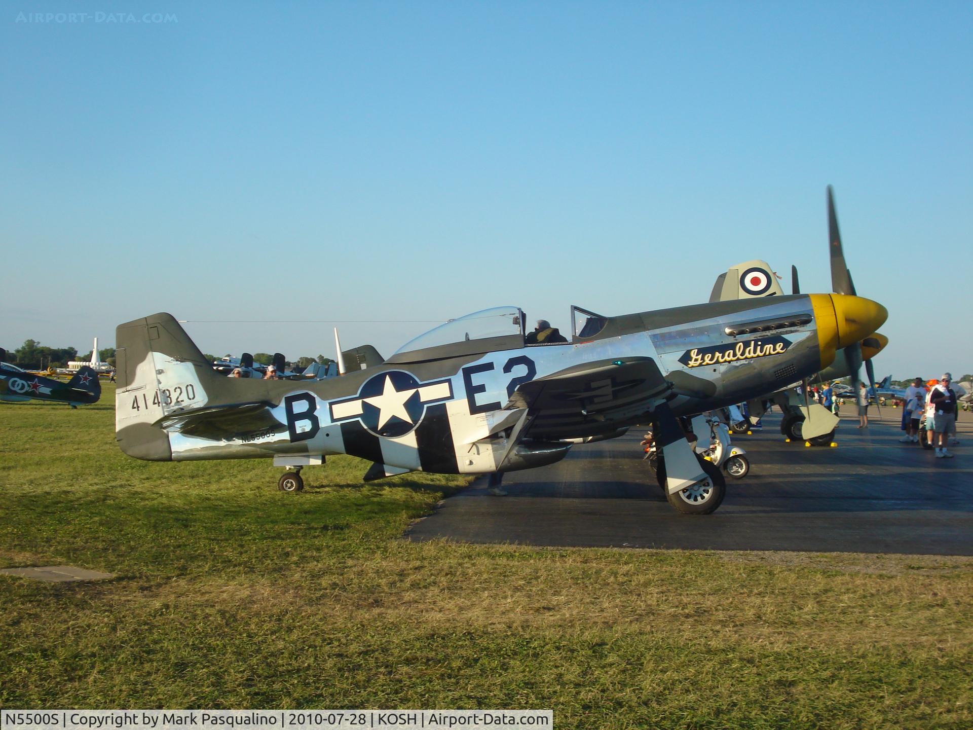 N5500S, 1944 North American F-51D Mustang C/N 44-63655, North American P-51D