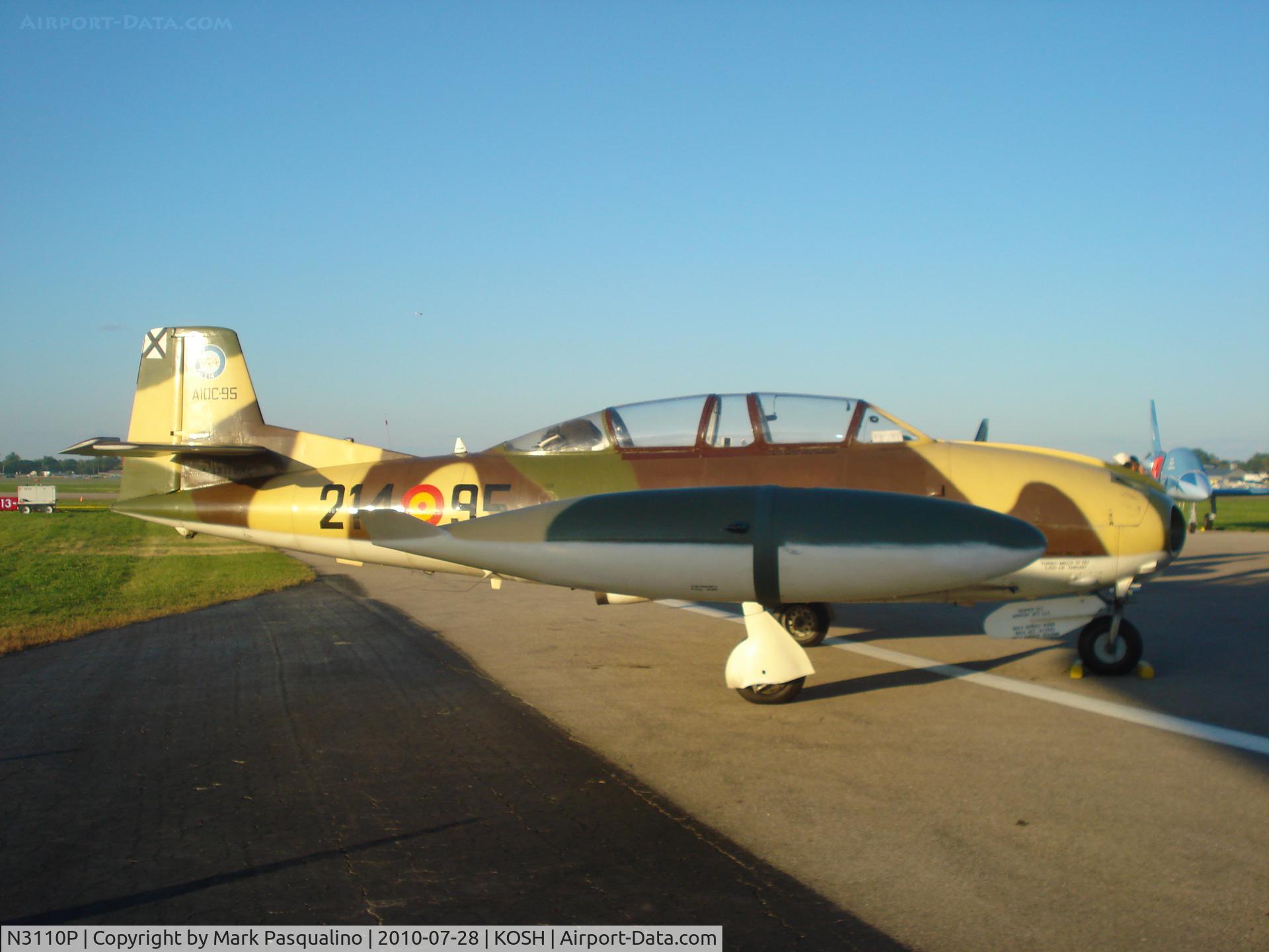 N3110P, 1971 Hispano HA-220 C/N 220/100, HA-200