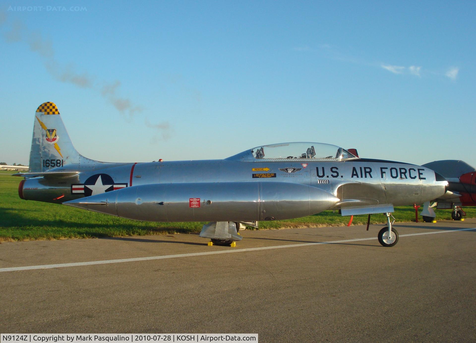 N9124Z, 1951 Lockheed T-33B Shooting Star C/N 580-5915, Lokheed T-33