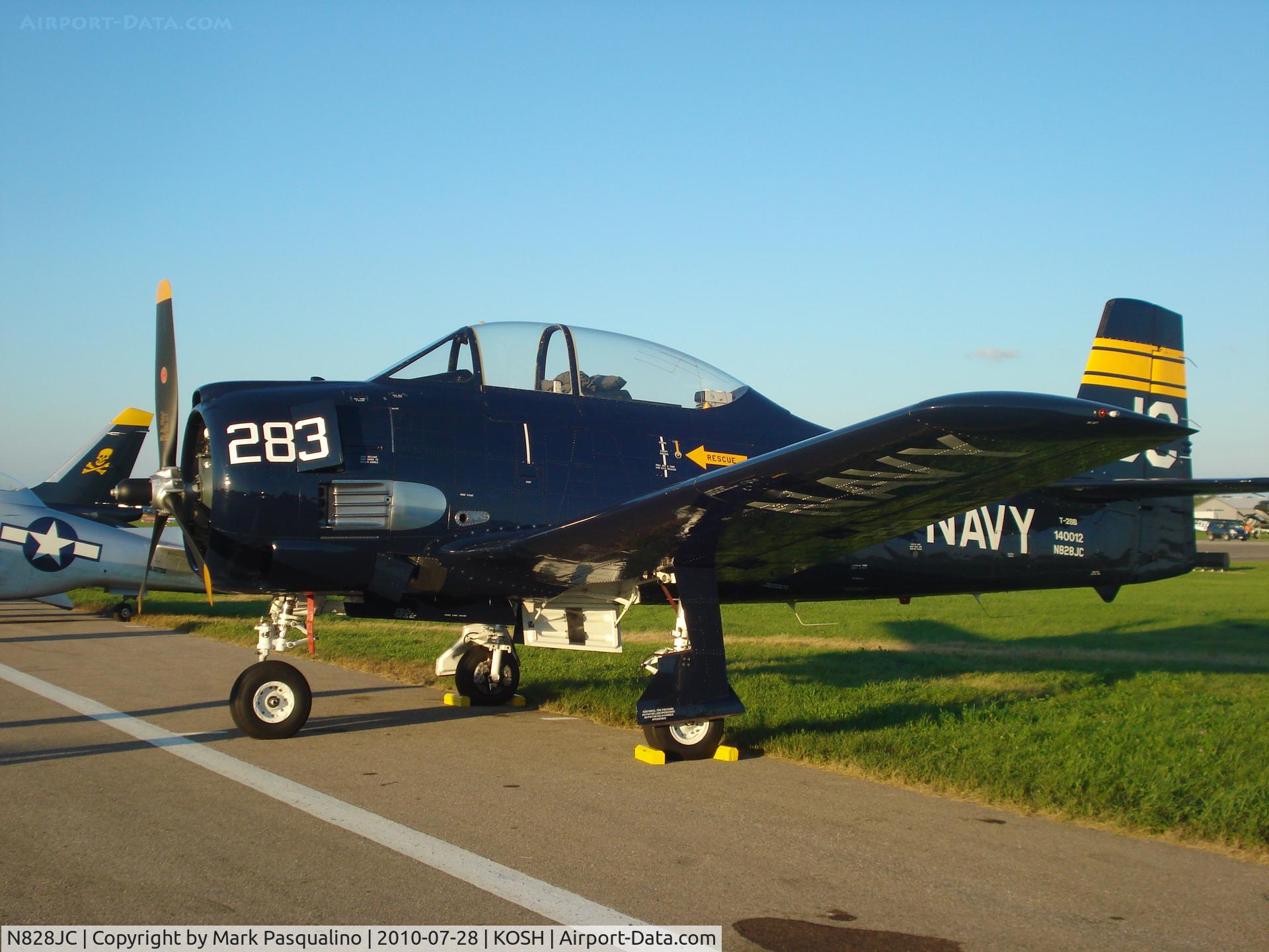 N828JC, 1955 North American T-28B Trojan C/N 219-11, North American T-28B