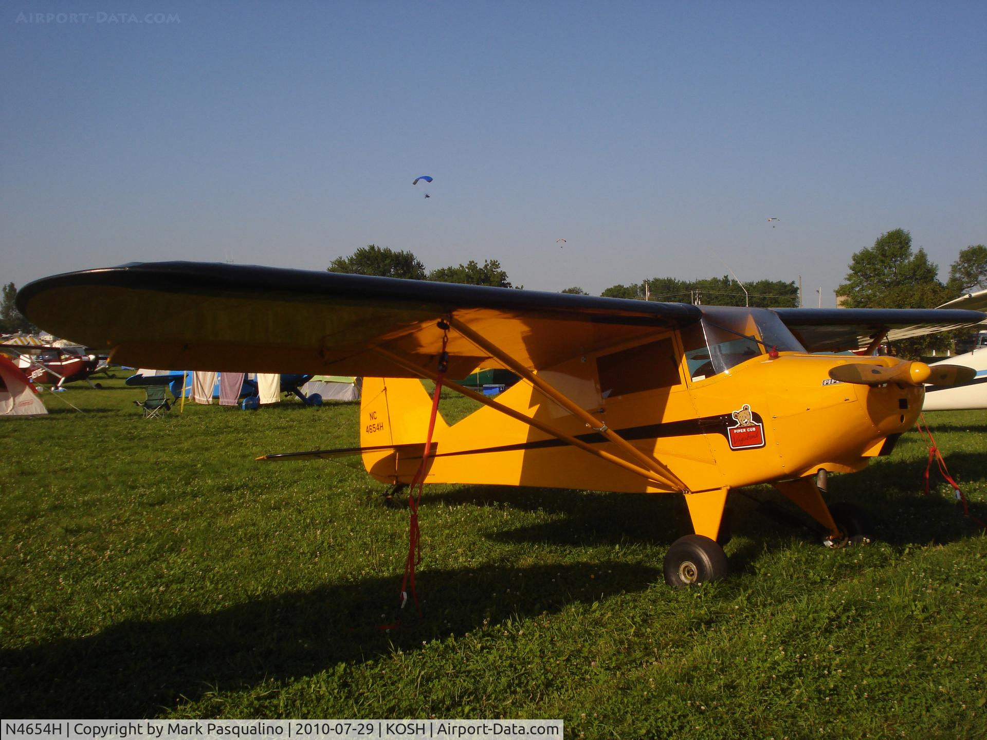 N4654H, 1948 Piper PA-15 Vagabond Vagabond C/N 15-366, Piper PA-15