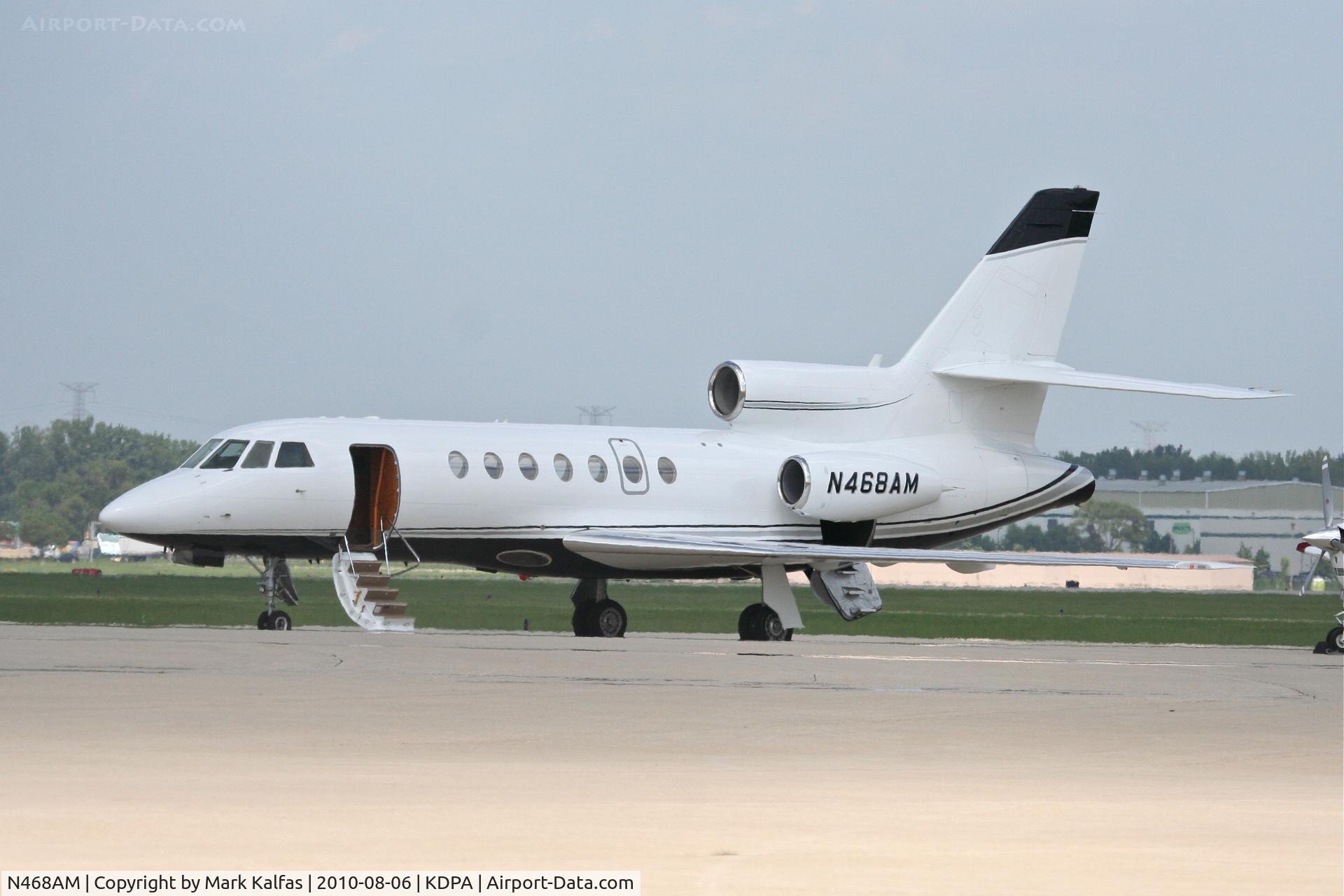 N468AM, 1981 Dassault-Breguet Falcon 50 C/N 31, AMC  Dassault-breguet FALCON 50, N468AM on the ramp KDPA.